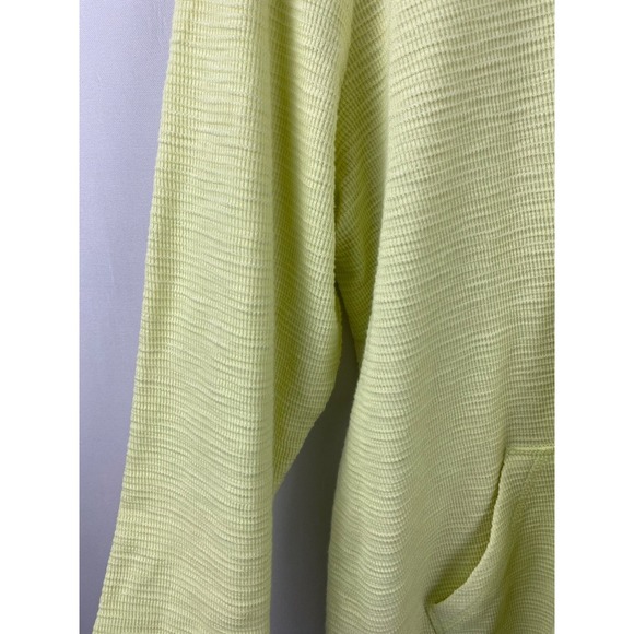 J. Jill Hoodie Pullover Womens Small Yellow Excellent Coastal Loungewear - Picture 4 of 9